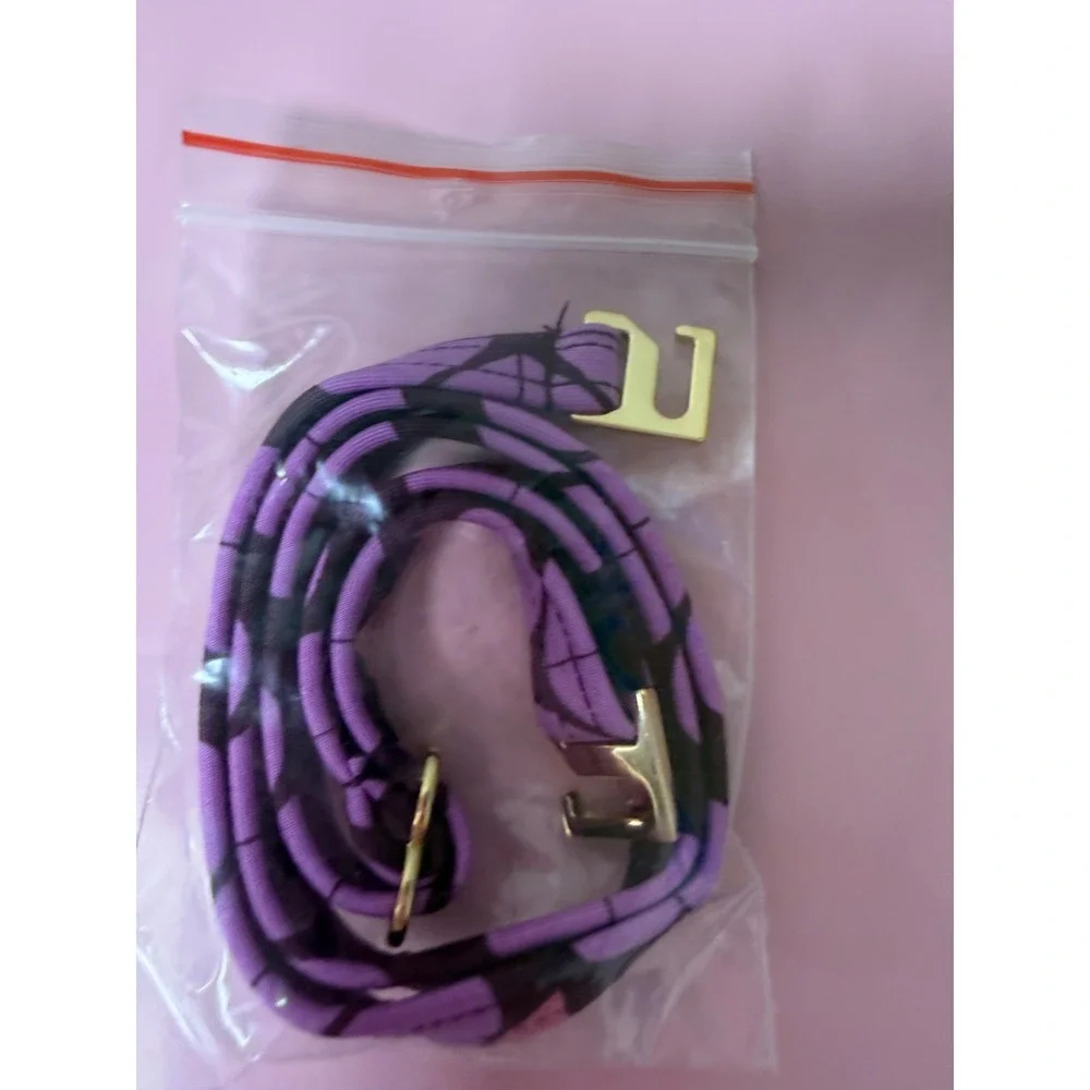 Kate Spade Purple Spade Flower Cutout One Piece Swimsuit XS‎ Bandeau  Strap